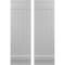 Ekena Millwork Americraft 5-Board (2 Batten) Exterior Real Wood Joined Board-n-Batten Shutters, ARW101BB518X68PRH ARW101BB518X68PRH - alternate 1